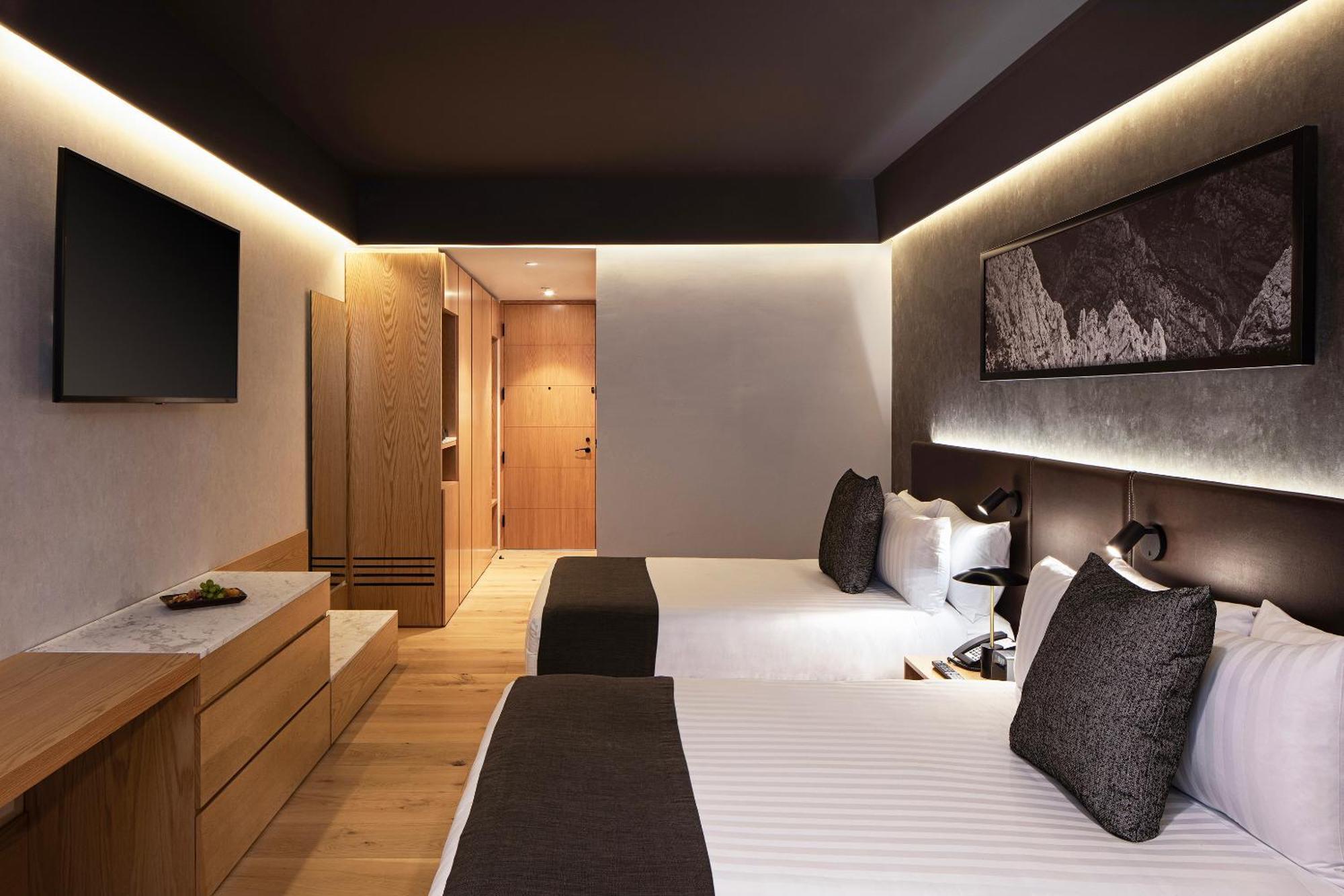 Galeria Plaza Monterrey Otel Dış mekan fotoğraf A room at the hotel